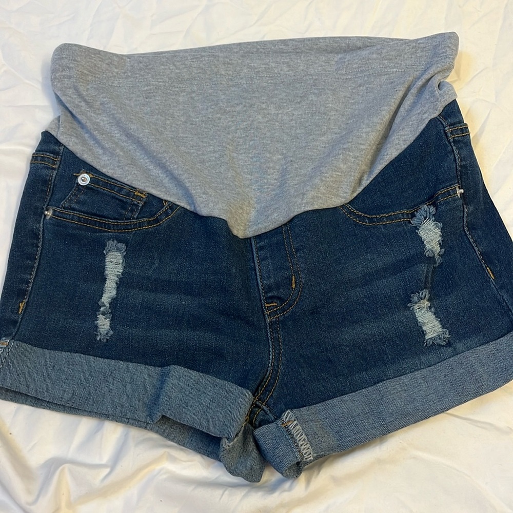 Maternity Jean shorts